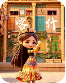 民族舞蹈数字人形象